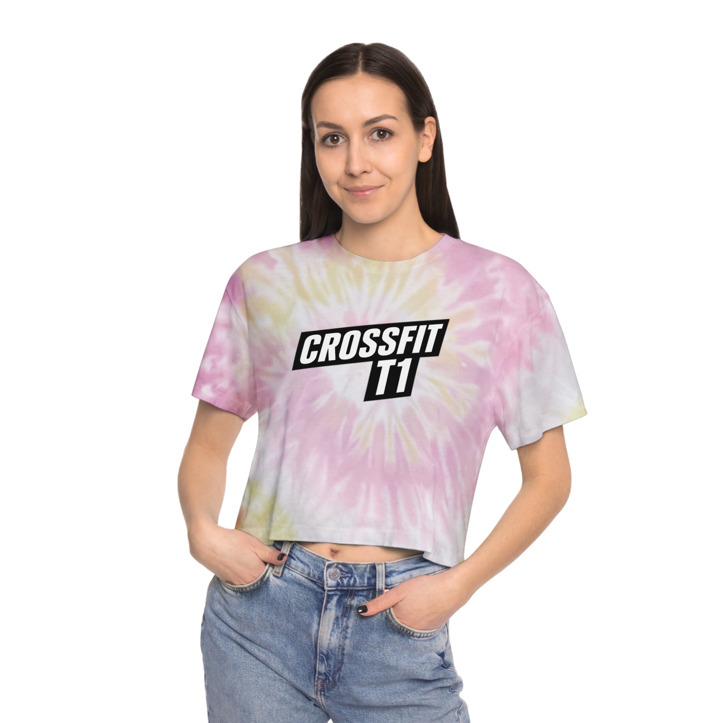 T1 Women's Tie-Dye Crop Tee